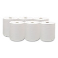 Recycled Hardwound Paper Towels, 1-ply, 7.87" X 900 Ft, White, 6 Rolls/carton