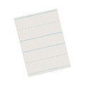 Skip-a-line Ruled Newsprint Paper, 3/4" Two-sided Long Rule, 8.5 X 11, 500/ream
