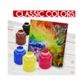 Acrylic Paint Set, Six Assorted Classic Colors, 2 Oz Bottles, 6/box