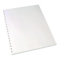 Combbind Pre-punched Paper, 19-hole, 92 Bright, 20 Lb Bond Weight, 8.5 X 11, Unruled, 500/ream