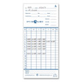 Time Clock Cards For Pyramid Technologies 2000/6000, Two Sides, 3.38 X 7.44, 100/pack