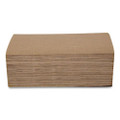 Recycled Multifold Paper Towels, 1-ply, 9.5 X 9.5, Natural Kraft, 250/pack, 16 Packs/carton