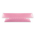 Transparent Colored Tabs For Hanging File Folders, 1/3-cut, Pink, 3.5" Wide, 25/pack