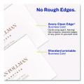 Print To The Edge Business Cards With Sure Feed Technology, 2 X 3.5, White, 160 Cards, 8/sheet, 20 Sheets/pack