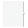 Preprinted Legal Exhibit Side Tab Index Dividers, Avery Style, 10-tab, 12, 11 X 8.5, White, 25/pack