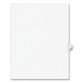 Preprinted Legal Exhibit Side Tab Index Dividers, Avery Style, 10-tab, 15, 11 X 8.5, White, 25/pack