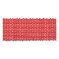 Corobuff Corrugated Paper Roll, 48" X 25 Ft, Holiday Brick