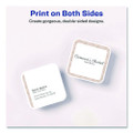Clean Edge Square Cards, Inkjet, 2.5 X 2.5, 180 Cards, 9 Cards/sheet, 20 Sheets/pack