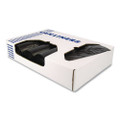 Linear Low-density Can Liners, 60 Gal, 1.2 Mil, 44" X 56", Black, 100/carton