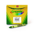 Bulk Crayons, Green, 12/box
