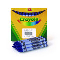Bulk Crayons, Blue, 12/box