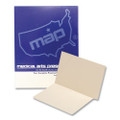 Compact End Tab File Folder, Straight Tabs, 0.75" Expansion, Manila, 100/box
