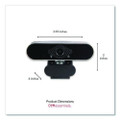 Hd Elite Portable Webcam, 1920 X 1080 Pixels, 2 Mpixel, Black