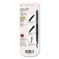 Air Porous Gel Pen, Stick, Medium 0.7 Mm, Black Ink, Black Barrel, 3/pack