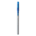 Round Stic Grip Xtra Comfort Ballpoint Pen, Stick, Medium 1 Mm, Blue Ink, Gray/blue Barrel, 144/pack