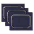 Premium Textured Certificate Holder, 12.65 X 9.75, Navy, 3/pack Premium Textured Certificate Holder, 12.65 X 9.75, Navy, 3/pack