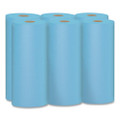 Shop Towels, 1-ply, 10.4 X 11, Blue, 55/roll, 6 Rolls/pack