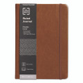 Flexible-cover Business Journal, Elastic Closure, 1-subject, Narrow Rule, Cognac Cover, (128) 8 X 5.5 Sheets Flexible-cover Business Journal, Elastic Closure, 1-subject, Narrow Rule, Cognac Cover, (128) 8 X 5.5 Sheets