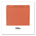 Patient File Pocket, Letter Size, Orange, 50/box