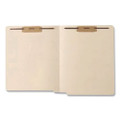 Heavy-duty End Tab Fastener Folders, 0.75" Expansion, 2 Fasteners, Letter Size, Manila Exterior, 50/box