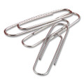 Premium Jumbo Paper Clips, Jumbo, Smooth, Silver, 100/box, 10 Boxes/pack