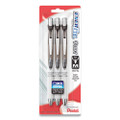 Energel Pearl Gel Pen, Retractable, Medium 0.7 Mm, Black Ink, White/black Barrel, 3/pack Energel Pearl Gel Pen, Retractable, Medium 0.7 Mm, Black Ink, White/black Barrel, 3/pack