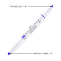 Mildliner Double Ended Highlighter, Assorted Ink Colors, Bold-chisel/fine-bullet Tips, Assorted Barrel Colors, 15/pack