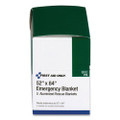 Aluminized Emergency Blanket, 52" X 84", 5/box