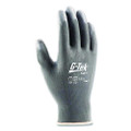 Gp Polyurethane-coated Nylon Gloves, Large, Gray, 12 Pairs