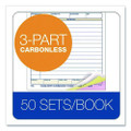 Multipart Packing List Forms, Three-part Carbonless, 5.56 X 7.94, 50 Forms Total