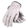 Top-grain Pigskin Leather Drivers Gloves, Economy Grade, X-large, Gray