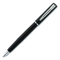 Allure Fountain Pen, Fine Point, Blue Ink, Black/silver Barrel