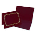 Premium Textured Certificate Holder, 12.65 X 9.75, Burgundy, 3/pack