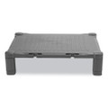 Adjustable Rectangular Monitor Stand, 17" X 13" X 3.75" To 5.75", Black, Supports 22 Lbs