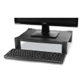 Adjustable Rectangular Monitor Stand, 17" X 13" X 3.75" To 5.75", Black, Supports 22 Lbs