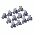Gp Latex-coated Cotton/polyester Gloves, Medium, Gray/blue, 12 Pairs Gp Latex-coated Cotton/polyester Gloves, Medium, Gray/blue, 12 Pairs