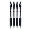 G2 Premium Gel Pen, Retractable, Extra-fine 0.5 Mm, Black Ink, Smoke/black Barrel, 4/pack