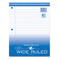 Notebook Filler Paper, 3-hole, 8 X 10.5, Wide/legal Rule, 300/pack Notebook Filler Paper, 3-hole, 8 X 10.5, Wide/legal Rule, 300/pack