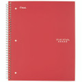 Wirebound Notebook With Two Pockets, 1-subject, Medium/college Rule, Red Cover, (100) 11 X 8.5 Sheets Wirebound Notebook With Two Pockets, 1-subject, Medium/college Rule, Red Cover, (100) 11 X 8.5 Sheets