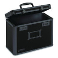 Locking Personal File Tote, Letter, 7.25 X 13.75 X 12.5, Tactical Black