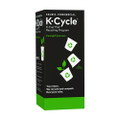 K-cycle Cardboard Indoor Recycling Bin, Large, Cardboard, Black/green/white, 5/pack