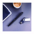 G-750 Gel Pen, Retractable, Medium 0.7 Mm, Black; Blue Ink, Black Barrel, 2/pack