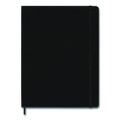 Classic Colored Hardcover Notebook, 1-subject, Narrow Rule, Black Cover, (192) 10 X 7.5 Sheets