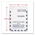 Jumbo Cms-1500 Health Insurance Form Envelopes For 50 Forms, Square Flap, Self-adhesive Closure, 9 X 12.5, White, 100/pack