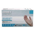 Vinyl Exam Gloves, Powder-free, X-large, Clear, 100/box