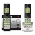 Cs5129-2 Two-handset Cordless Telephone System, Dect 6.0, Silver/black Cs5129-2 Two-handset Cordless Telephone System, Dect 6.0, Silver/black