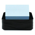 Wave Design Dispenser With Notes, For 3 X 3 Pads, Includes (3) 90-sheet Simply Serene Collection Colors Pop-up Pads, Black