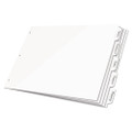 Write 'n Erase Tabloid Index Dividers, 8-tab, 11 X 17, White, 1 Set Write 'n Erase Tabloid Index Dividers, 8-tab, 11 X 17, White, 1 Set