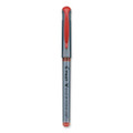 V Razor Point Liquid Ink Porous Point Pen, Stick, Extra-fine 0.5 Mm, Red Ink, Gray/translucent Red Barrel, Dozen