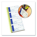 Write 'n Stick Receipt Book, Two-part Carbonless, 4.75 X 2.75, 4 Forms/sheet, 200 Forms Total